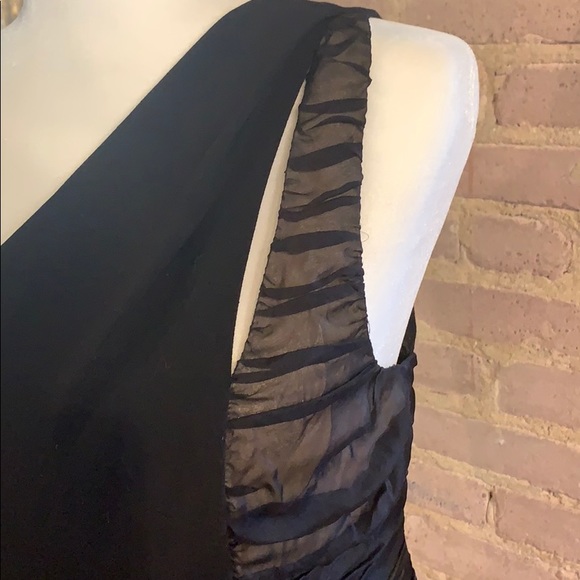 BLACK HALO ONE SHOULDER MINI DRESS - Picture 6 of 8